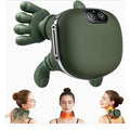 Heated Neck & Back Massager – Wireless Portable Shiatsu Deep Tissue 4D Kneading Massage Pillow with Heat Therapy for Pain Relief & Muscle Relaxation (Green)