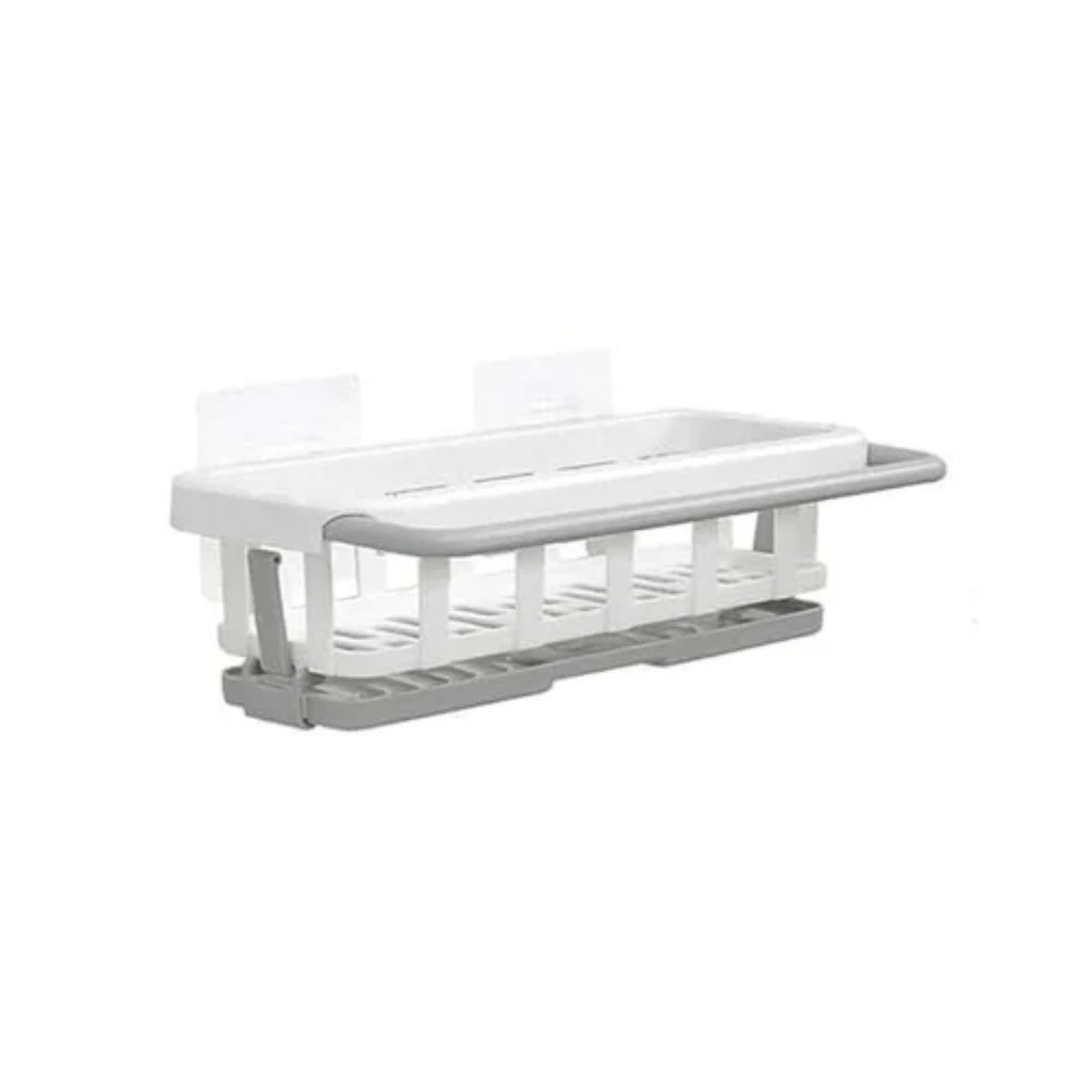 Plastic Kitchen Wall Holder – Self-Adhesive Multi-Purpose Storage Organizer