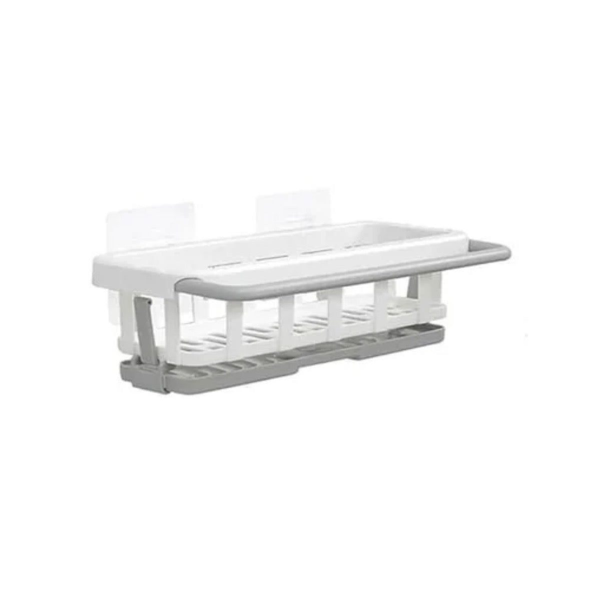 Plastic Kitchen Wall Holder – Self-Adhesive Multi-Purpose Storage Organizer