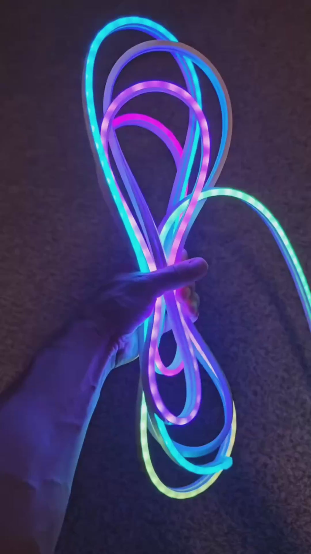 “RGB Waterproof LED Strip Lights | Aesthetic Room Glow Setup 🔥”